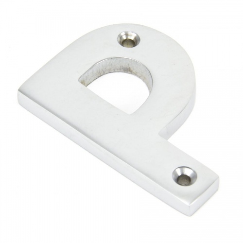 Satin Chrome Letter 'P'